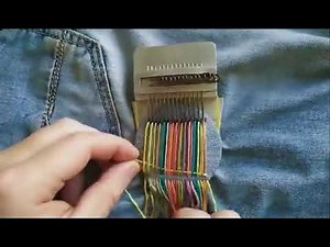 Small Loom Speedweve Type Weave Tool Braiding Patching Tool Kit 14Hooks