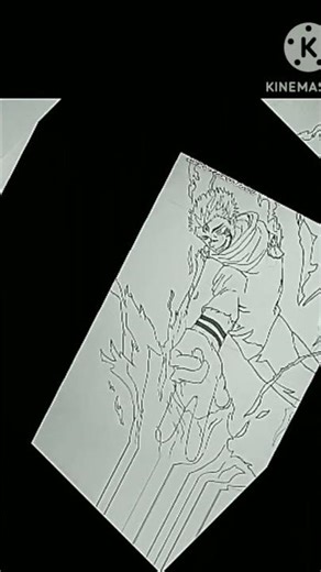 Sukuna with flame arrow 🥵🔥 #like #views #shortvideo #viralshort #artwork #drawing #anime