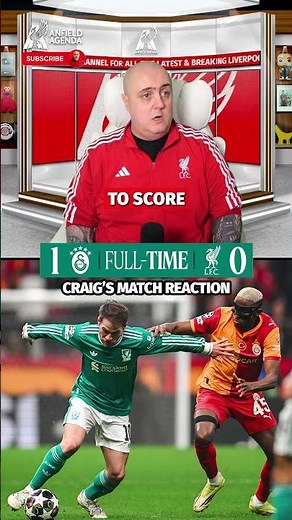 GALATASARAY 1-0 LIVERPOOL! Craig's Full-Time Reaction
