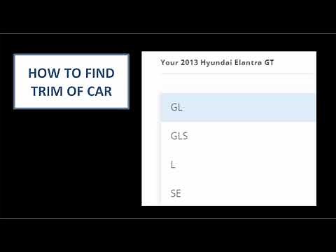 how to find trim of car by vin