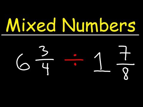 Dividing Mixed Numbers Using Cross Cancellation