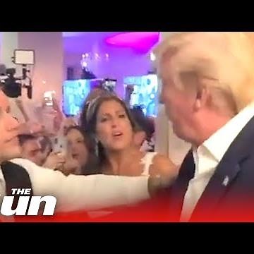 Trump crashes MAGA themed wedding in NJ