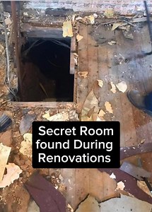 Hidden room found under the carpet. #hiddenrooms #secretrooms #hiddenroom #secretroom #forgotten | A House with History