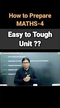Maths-4 Simplified 🧠 | Easy Units + Strategy | Gateway Classes