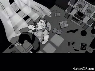 The Simpsons - Barney Gumble "Don't cry for me, I'm already dead!" on Make a GIF