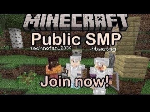 Minecraft Public Smp Live | 24/7 Public Server | Java + Pe | #minecraftlive