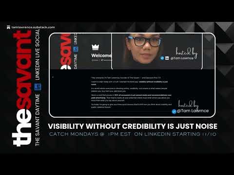 The Savant's Monday's Live Daytime Social