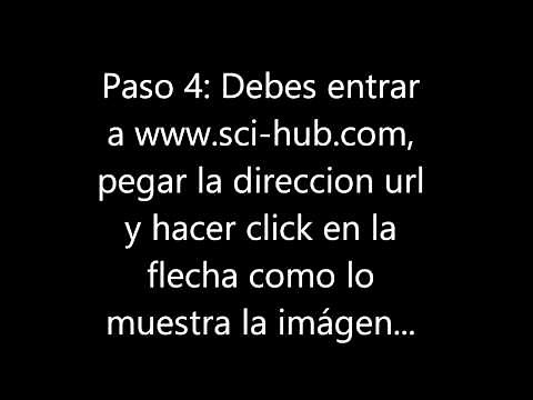 Tutorial descargar articulos sciencedirect gratis