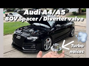 AUDI A4 / A5 MODS BLOW OFF VALVE SPACER | DIVERTER VALVE !!!