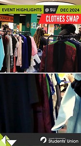 🎬 Event Highlights : - Autumn & Winter Clothes Swap | Wolves Students' Union