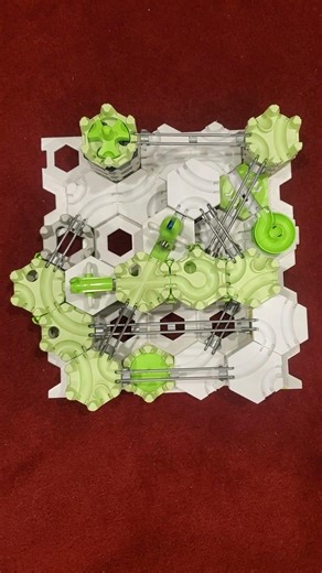 my little brother build this #gravitrax