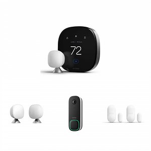 ecobee Smart Thermostat Premium, Video Doorbell, Smart Sensors 2 pack and Door/Window Sensors 2 pack Combo - The Home Depot