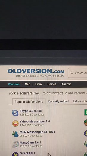 Download old version of softwares and tools for free #digitaltips #freetools #websitesyouneedtoknow #d #powerfulwebsites | Crysta Focht