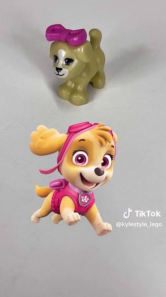 How To Build Skye Out Of LEGO (Paw Patrol) #pawpatrol #skye #lego #legocustom #nickelodeon #kylestyle #skyepawpatrol