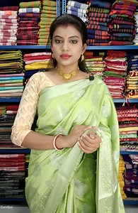4.1K views · 116 reactions | Booking Number- 8670942369 Pure Bangalore Silk Saree With BP Wedding Special Saree | Sandipa's Live | Facebook