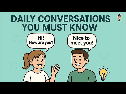 Daily Conversations You MUST Know to Speak English Naturally! | English Listening Practice