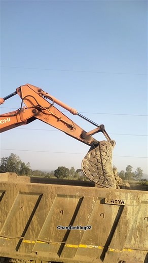 ChandanBlog on Instagram: "Gadi Chal Rahi Hai 😭👀 #loading #excavator #instagood #chandanblog02 #viralreels"