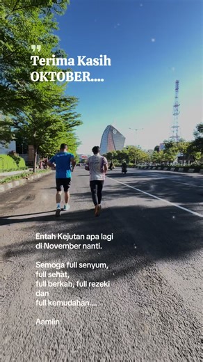 Terima Kasih Oktober….🙏🙏 #easyrun #toddopulirunners #asnrunners #satpolppsulsel #satpolppindonesia