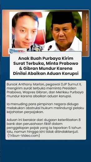 Alasan Pegawai Pajak Minta Prabowo dan Gibran Mundur, Agar Korupsi Pajak dan Perbankan Terungkap
