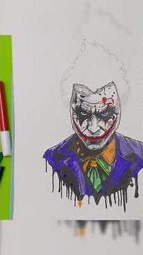 How to draw the joker drawing tutorials