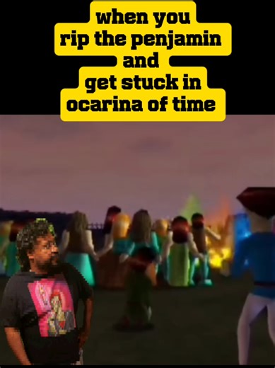 stuck at lon lon ranch party after ripping the Penjamin too hard happy new year to everyone and hope your year is filled with joy and prosperity and you achieve everything to set out too much love for all that support me without yall I would be nothing soo thanks again and cheers to the new year 🍻 #ocarinaoftime #zelda #n64 #retrogaming #penjamin