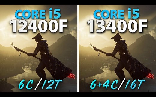 i5-13400F vs i5-12400F | 1080p分辨率9款游戏对比测试 | 作者：BENCHMA