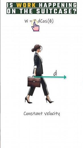 📌TWO CONDITIONS When Work Done by a Force is ZERO 🚫 (Class 11 Physics, AP Physics & JEE Physics)