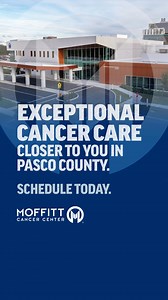 Moffitt at Speros offers advanced technology to enhance patient experiences and outcomes, closer to your home. Now open in Pasco County. | Moffitt Cancer Center