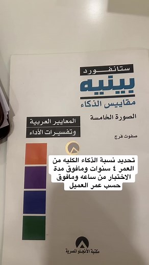اختبار IQ لتحديد نسبة الذكاء الكلية