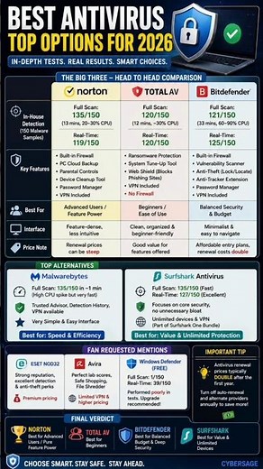 Best Antivirus for 2026 | Top Options 🛡️ #shorts #antivirus #viral