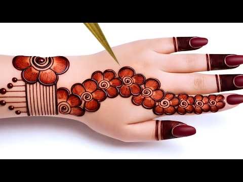 Very beautiful mehndi design back hand | simple mehndi design | mehndi ka design | mehandi | #mehndi