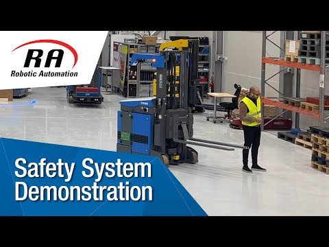 AGV Safety System Anti-Collision Demonstration