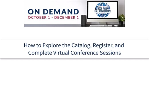 AANP '25 Fall On Demand - How To