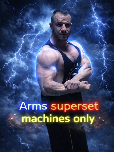 Super Arms Superset Finisher 💪 Full Programs in 🔗 🏋‍♂️🔥💪 #biceps #triceps