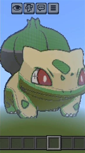 “I Built Bulbasaur in Minecraft! 😱🔥 | Minecraft Pixel Art Build”