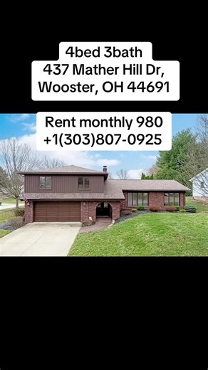 4 bedroom 3 bathroom 2,574sqft📌 📍437 Mather Hill Dr, Wooster, OH 44691 Contact number 1(303)807-0925 for move in The renovated kitchen offers a beautiful and functional space for cooking, gathering, and everyday living, with room to make lasting memories over meals, celebrations, and quiet evenings at home. In the cooler months #realestate #viral #fyp #ohio #foryoupage