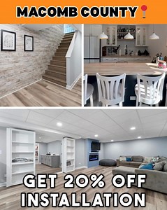 We’re looking for 150 HOMEOWNERS in 𝐌𝐀𝐂𝐎𝐌𝐁 ready to transform their BASEMENT into a dream living space! ✨This Month Only: ✔️FREE In-Home Design Consultation ✔️20% Off Installation ✔️ Easy, Flexible Financing Options Tap “Learn More” to get started today! | Matrix Basement Finishing