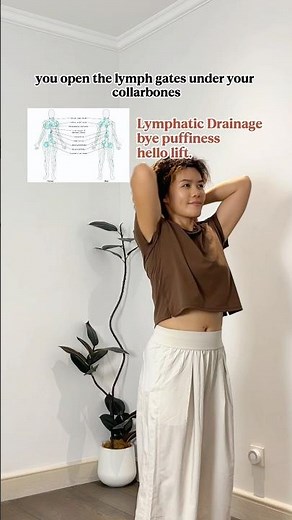 Lymphatic drainage flow😉 #morningroutine #lymphdrainage #wellnesstips #mobility #healing