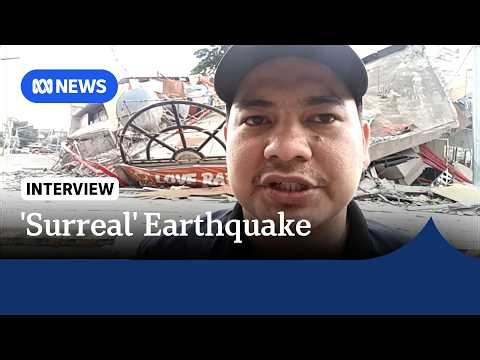 Filipino journalist recounts 'surreal' and 'violent' magnitude-7.8 earthquake | ABC NEWS