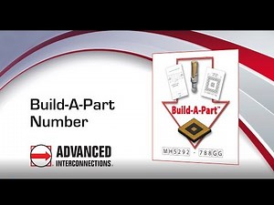 Advanced Interconnections Build-A-Part™ Video