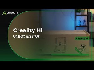 Creality Hi Operation video