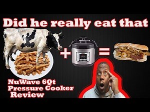 Fried Tripe Poboy recipe with the Nu wave 6qt Pressure cooker.