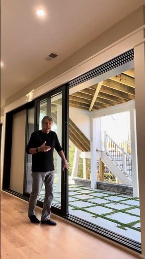 A 3 panel stacking sliding glass door extends your living space to the outdoors. #realestate