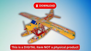 Soda Can Airplane Beaver DHC-2 Float Plane Pop Can Aviation PLANS - Etsy