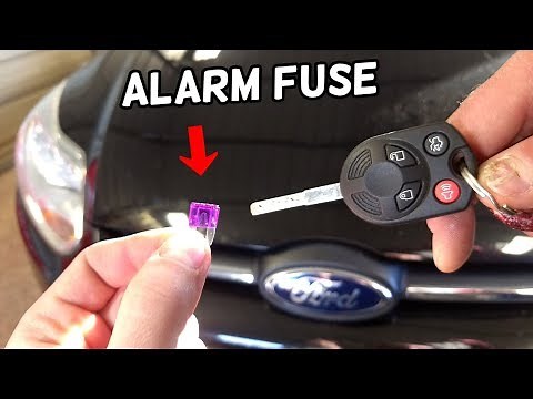 ALARM SYSTEM FUSE LOCATION AND REPLACEMENT FORD FOCUS MK3 2012-2018