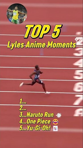 Top 5 Noah Lyles Anime Moments in Sprinting History!