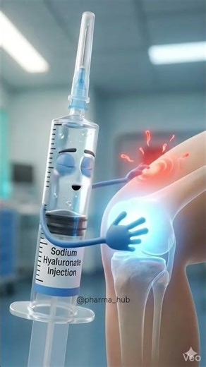 Sodium hyaluronute injection 💉 #pharma_hub #viralreels #fact