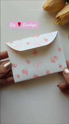 DIY BEAUTIFUL Envelope in 5 Minutes! #giftideas