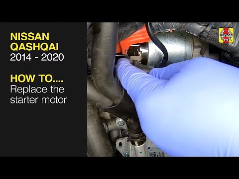 Nissan Qashqai (2014 - 2020) - Replace the starter motor