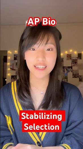 AP Bio Unit 7, Part 18: Stabilizing Selection 📈#apbiology #apbio #biology #science #foryoupage #fyp